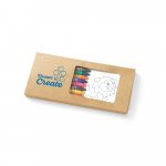JAGUAR. Colouring set supplied in a Kraft paper box - Natural