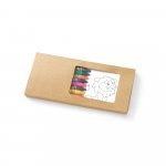JAGUAR. Colouring set supplied in a Kraft paper box - Natural