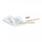 ANIM. Conjunto para pintar em caixa de cart&atilde;o - Natural