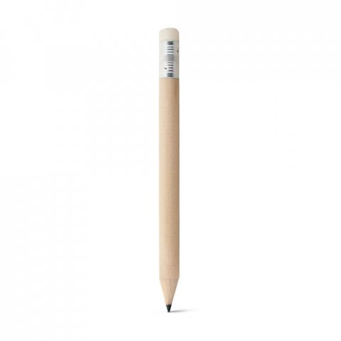 BARTER. mini blyant med viskl&aelig;der - Let natur