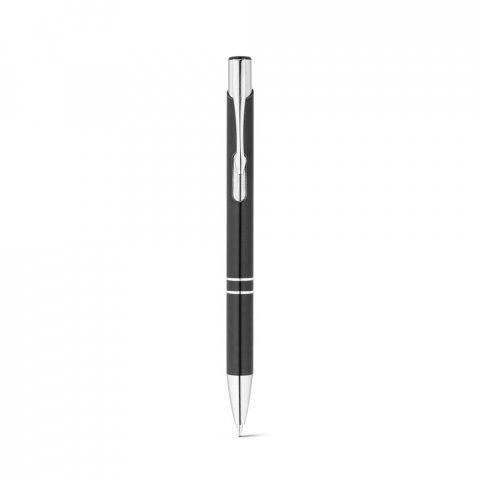 RE-BETA. Kulspetspenna i &aring;tervunnen aluminium (100% rAL) - Svart