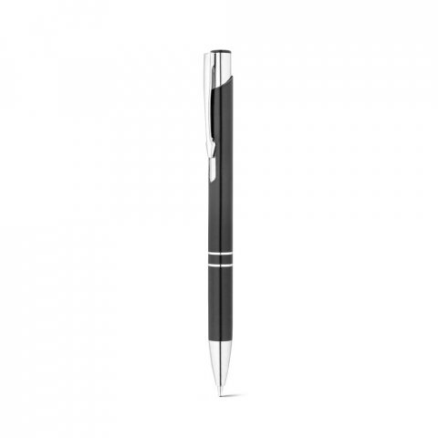 RE-BETA. Kulspetspenna i &aring;tervunnen aluminium (100% rAL) - Svart