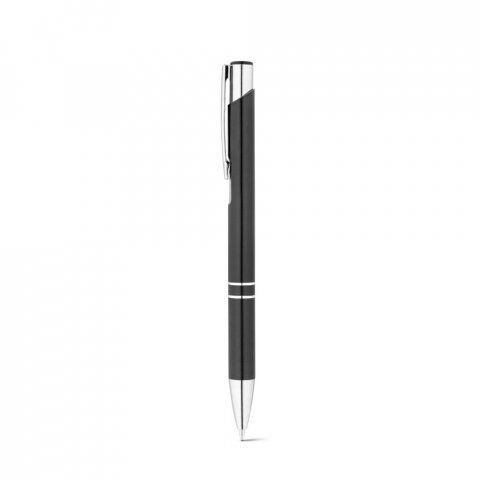RE-BETA. Kulspetspenna i &aring;tervunnen aluminium (100% rAL) - Svart
