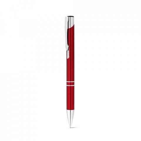 RE-BETA. Kulspetspenna i &aring;tervunnen aluminium (100% rAL) - R&ouml;d