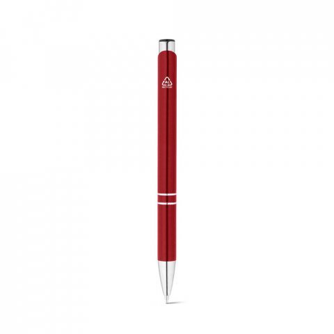 RE-BETA. Kulspetspenna i &aring;tervunnen aluminium (100% rAL) - R&ouml;d