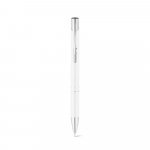 RE-BETA. Kulspetspenna i &aring;tervunnen aluminium (100% rAL) - Vit