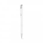 RE-BETA. Kulspetspenna i &aring;tervunnen aluminium (100% rAL) - Vit