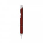 RE-BETA. Kulspetspenna i &aring;tervunnen aluminium (100% rAL) - Vinr&ouml;d