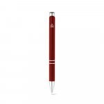 RE-BETA. Kulspetspenna i &aring;tervunnen aluminium (100% rAL) - Vinr&ouml;d