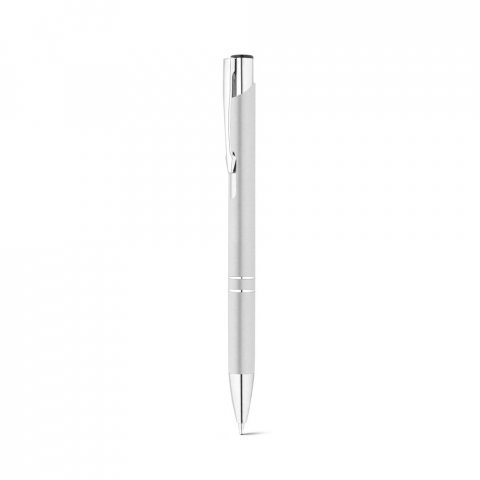 RE-BETA. Kulspetspenna i &aring;tervunnen aluminium (100% rAL) - Satinsilver