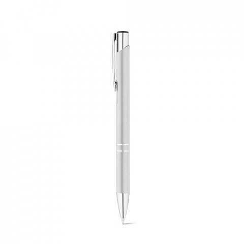 RE-BETA. Kulspetspenna i &aring;tervunnen aluminium (100% rAL) - Satinsilver