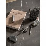 ELLA. Roller and ballpoint pen set with stainless steel body (53% rSS) with clip