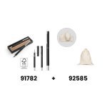 LEAH. Rullepenn- og kulepennsett i aluminium (94 % rAL) med klips
