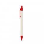 MILINK. Kugelschreiber aus 100 % Recyclingpapier - Rot