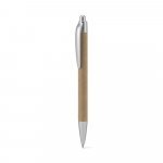 KYRA. Esferogr&aacute;fica em papel 100% reciclado e detalhes em ABS reciclado (100% rABS) - Cinzento claro