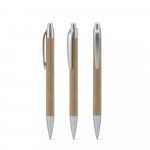 KYRA. Esferogr&aacute;fica em papel 100% reciclado e detalhes em ABS reciclado (100% rABS)