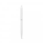 NOLWEN. Esferogr&aacute;fica em ABS, com acabamento s&oacute;lido brilhante - Branco