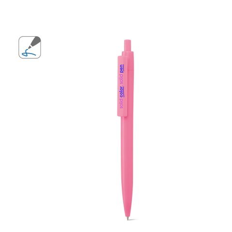 NOLWEN. ABS-kuglepen med solid, blank finish