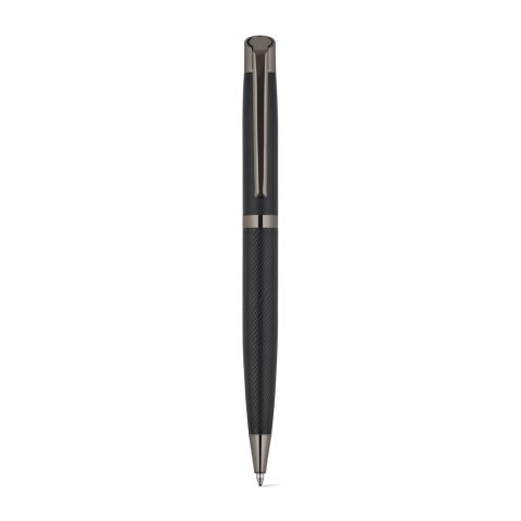 KINGSLEY. Set bestehend aus 1 Kugelschreiber und 1 Tintenroller aus Aluminium mit blauer Dokumental&reg;-Tinte - Schwarz