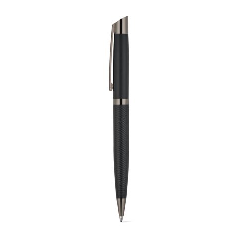 KINGSLEY. Set bestehend aus 1 Kugelschreiber und 1 Tintenroller aus Aluminium mit blauer Dokumental&reg;-Tinte - Schwarz