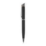 KINGSLEY. Set bestehend aus 1 Kugelschreiber und 1 Tintenroller aus Aluminium mit blauer Dokumental&reg;-Tinte - Schwarz