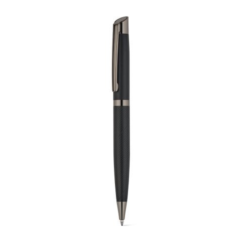 KINGSLEY. Set bestehend aus 1 Kugelschreiber und 1 Tintenroller aus Aluminium mit blauer Dokumental&reg;-Tinte - Schwarz