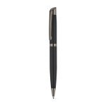 KINGSLEY. Set bestehend aus 1 Kugelschreiber und 1 Tintenroller aus Aluminium mit blauer Dokumental&reg;-Tinte - Schwarz