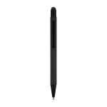 CLINT TOUCH. Penna a sfera dal design moderno, realizzata in alluminio riciclato (100% rAL) con finitura gommata - Nero