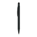 CLINT TOUCH. Penna a sfera dal design moderno, realizzata in alluminio riciclato (100% rAL) con finitura gommata - Nero