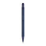 CLINT TOUCH. Penna a sfera dal design moderno, realizzata in alluminio riciclato (100% rAL) con finitura gommata - Blu