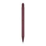 CLINT TOUCH. Penna a sfera dal design moderno, realizzata in alluminio riciclato (100% rAL) con finitura gommata - Bordeaux