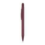CLINT TOUCH. Penna a sfera dal design moderno, realizzata in alluminio riciclato (100% rAL) con finitura gommata - Bordeaux