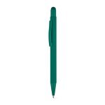 CLINT TOUCH. Penna a sfera dal design moderno, realizzata in alluminio riciclato (100% rAL) con finitura gommata - Verde scuro