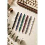 CLINT TOUCH. Penna a sfera dal design moderno, realizzata in alluminio riciclato (100% rAL) con finitura gommata
