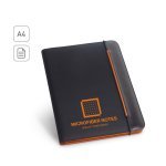 FITZGERALD. A4-mappe i PU og 800D med linjerte sider