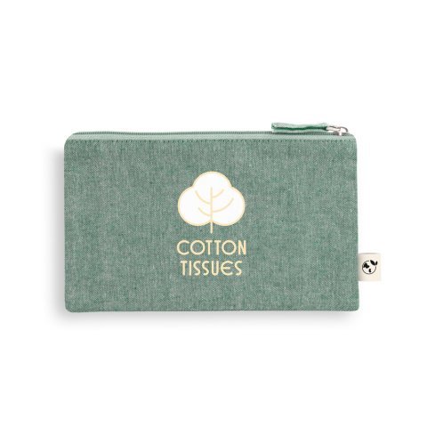 MILLIE. Multifunction bag in recycled cotton (70%) and polyester (30% rPET) (140 g/m&sup2;) - Dark green