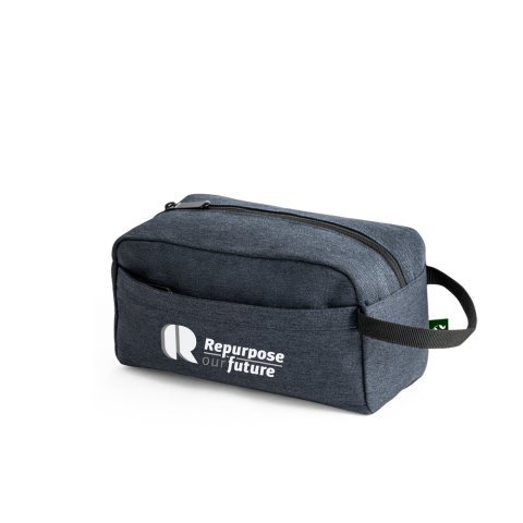 REPURPOSE BAG. 600D kierr&auml;tetyst&auml; polyesterist&auml; valmistettu kosmetiikkalaukku