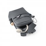 BROOKLYN. Zaino porta PC 15'' impermeabile in Nylon 2Tone - Grigio chiaro