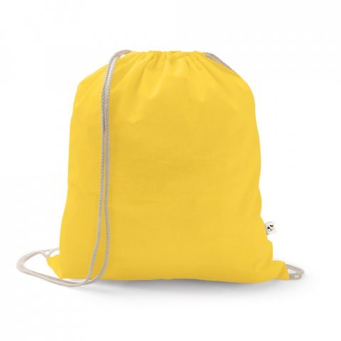 ISTANBUL. Ranac napravljen od recikliranog pamuka (70%) i poliestera (30% rPET) (150 g/m&sup2;) - Žuta