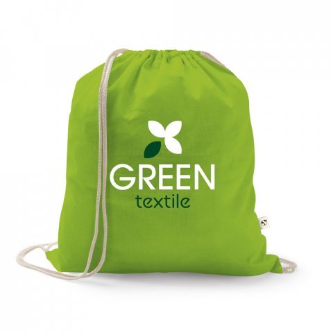 ISTANBUL. Ranac napravljen od recikliranog pamuka (70%) i poliestera (30% rPET) (150 g/m&sup2;) - Svetlo zelena