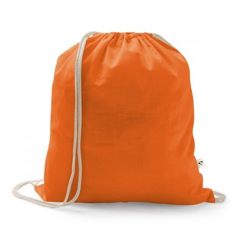 ISTANBUL. Ranac napravljen od recikliranog pamuka (70%) i poliestera (30% rPET) (150 g/m&sup2;) - Narandžasta