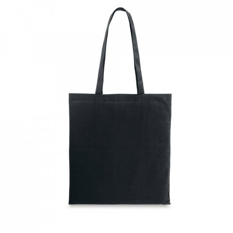 CAIRO. Taske i genbrugsbomuld (70 %) og polyester (30% rPET) (180 g/m&sup2;) - Sort