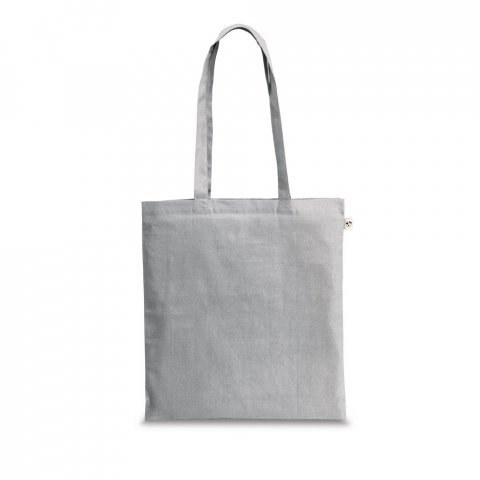 CAIRO. Taske i genbrugsbomuld (70 %) og polyester (30% rPET) (180 g/m&sup2;) - Lysegr&aring;
