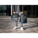 GENOA. Polstrovan&aacute; ta&scaron;ka na notebook z 600D recyklovan&eacute;ho polyesteru s vysokou hustotou 15"