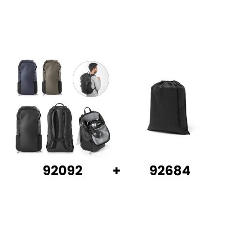 ALASCA. Mochila de senderismo con revestimiento impermeable