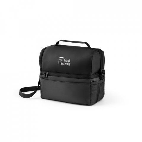 ZIPPERS COOLER. Kylv&auml;ska 8.5L i 300D och 840D Jacquard - Svart