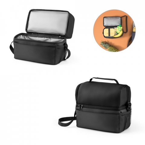 ZIPPERS COOLER. Kylv&auml;ska 8.5L i 300D och 840D Jacquard
