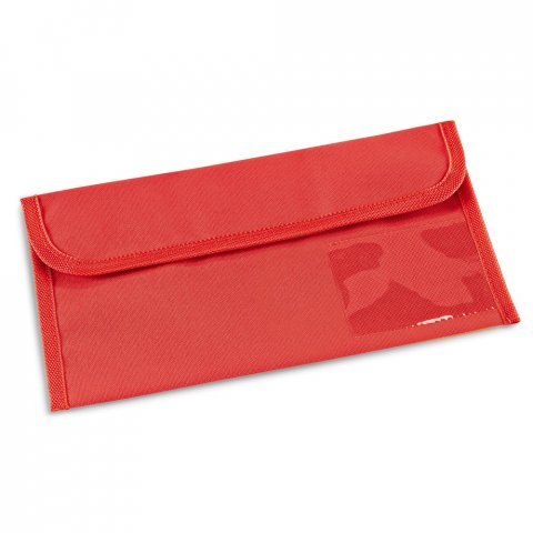 AIRLINE. Porta documentos de viaje - Rojo