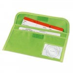 AIRLINE. Porta documentos de viaje - Verde claro