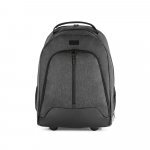 EINDHOVEN. Sac &agrave; dos trolley pour ordinateur portable 15.6'' en polyester 600D - Gris fonc&eacute;